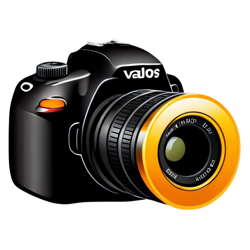 logo in the form of a camera with the inscription: VadoS PhotoS - icon | sticker