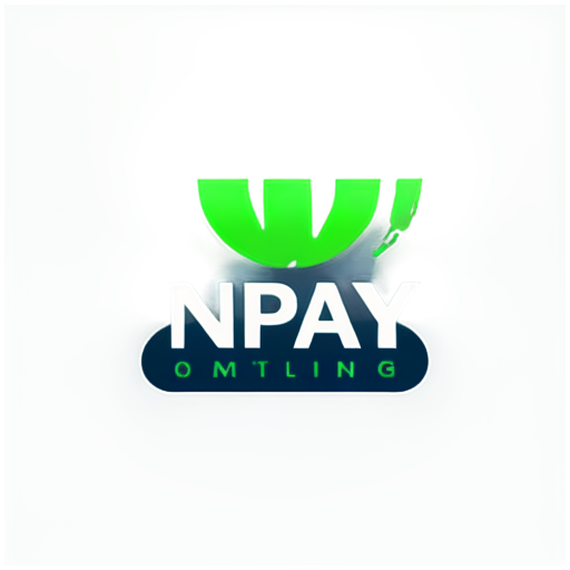 Generate a logo for a company that processes payments online. The main clients of the British gambling industry. The logo should characterize the reliability and modernity of the company. The logo must contain green. Company name NPAY - icon | sticker