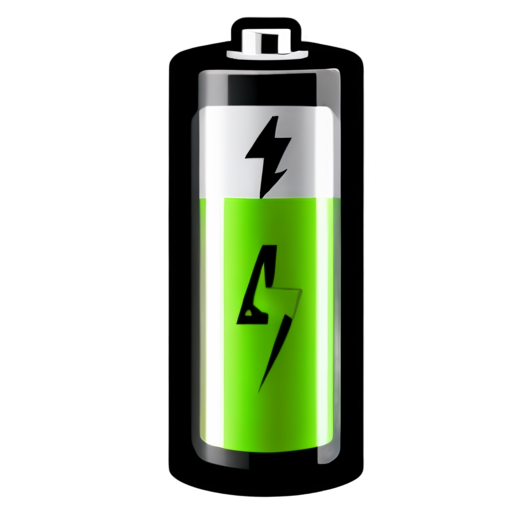 1. An icon showing a lithium battery with a full charge bar, indicating no capacity reduction. 2. An icon depicting a lithium battery with a checkmark and consistent charge indicator, showing accurate expected power. 3. An icon illustrating a stable lithium battery with no fluctuations, highlighting stability. - icon | sticker