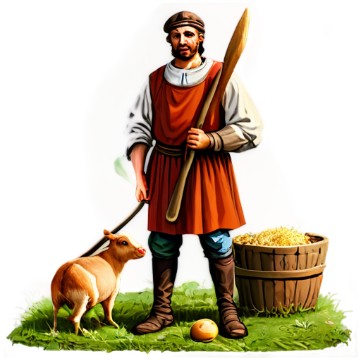 medieval farming - icon | sticker