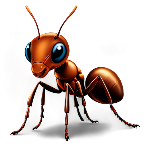 smart and cute Ant - icon | sticker