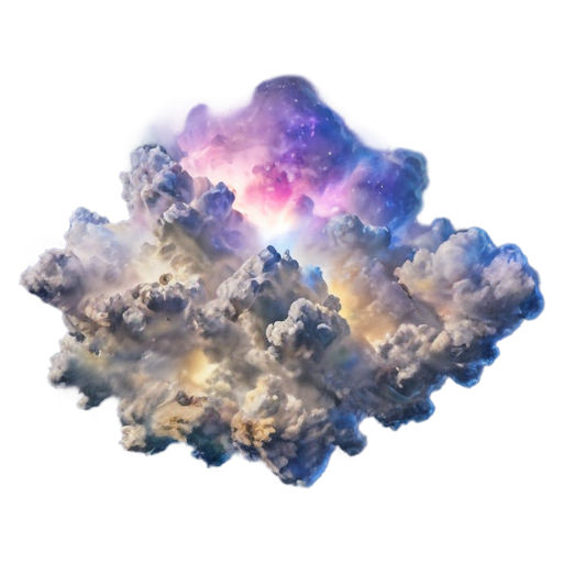 Starseeds, HD, vibrant, clouds - icon | sticker