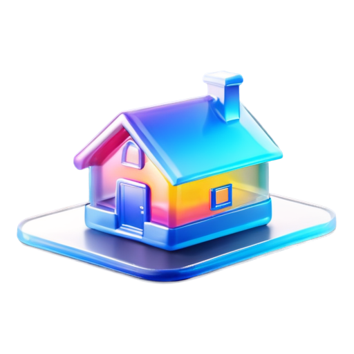 house logo vector style - icon | sticker