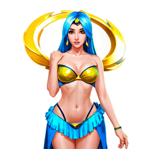 Sona from LoL - icon | sticker