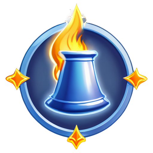 medieval casting spell icon - icon | sticker