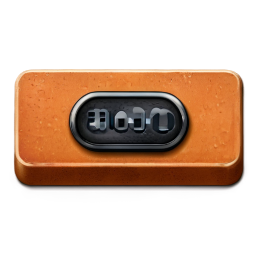 rectangle brick button icon - icon | sticker