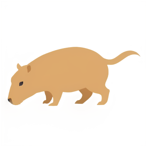 an suimming capybara - icon | sticker