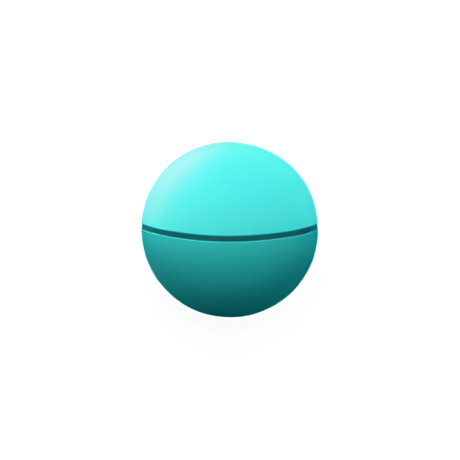 space background, big dumpbell, simple, turquoise - icon | sticker