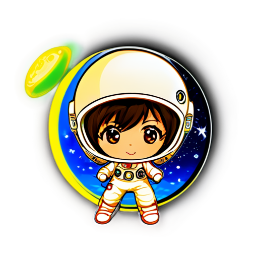 space coin - icon | sticker