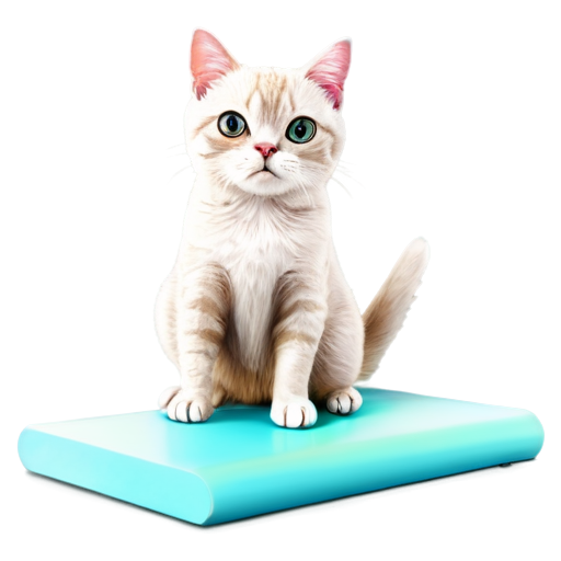 Fart cat doing a Pilates - icon | sticker