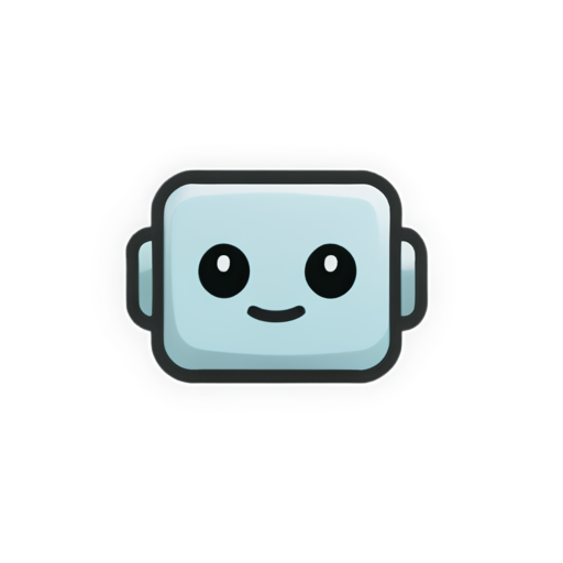 a friendly bot - icon | sticker