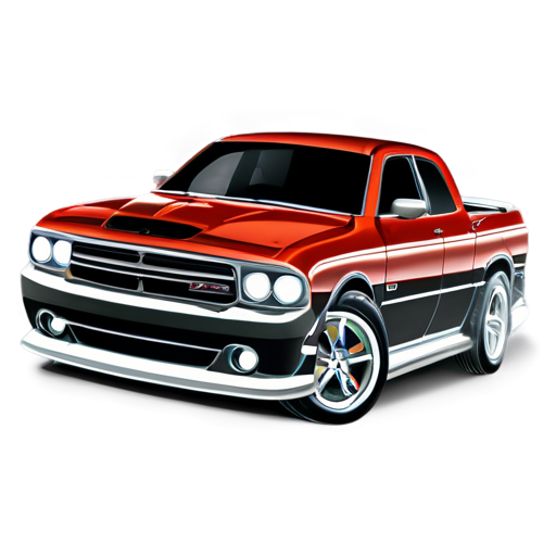 dodge chalanger lights - icon | sticker