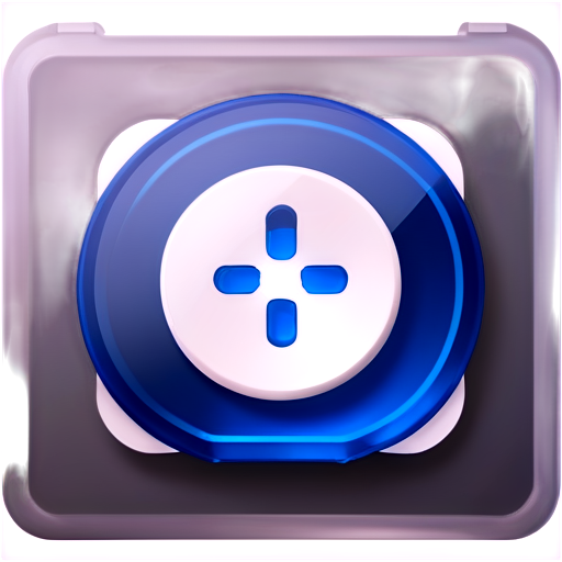 Material style application icon for managing smart home devices with Bluetooth and WiFi - icon | sticker