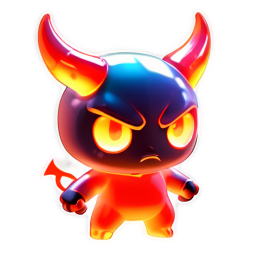 Generate an icon for a MOBA game ability that is themed around a demon. The icon should convey dark, menacing energy, and include elements like demonic symbols, fire, and shadows. The design should be visually striking and fit the fantasy genre - icon | sticker