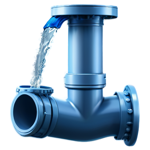 Water flow from a pipe - icon | sticker