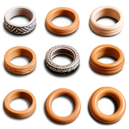 100 clay rings - icon | sticker