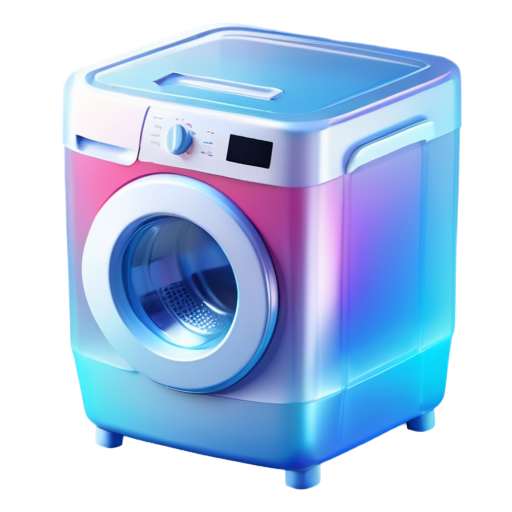 leaky washing machine - icon | sticker