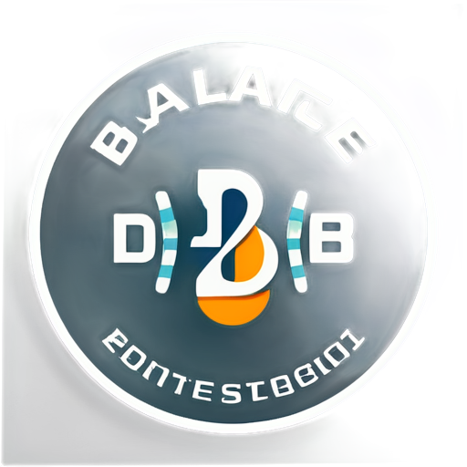 Create a logo for a website called "Balance Diet" that assists users in creating a healthy menu based on their macronutrient needs (proteins, fats, carbohydrates). The logo should be modern, simple, and reflect the concept of balance and healthy eating. The logo should be round (circle) in pale colours. - icon | sticker