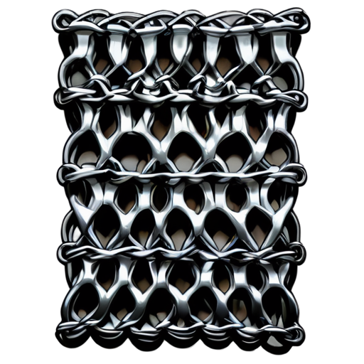 Simple poor medieval chainmail - icon | sticker