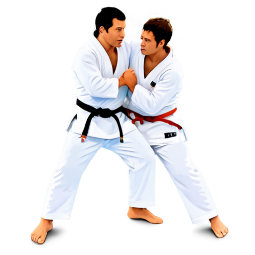 generate a logo for sambo&judo club. Include elements of both sambo and judo - icon | sticker