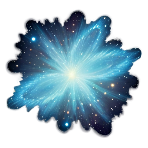 astronomy,highers,nebula,glowing,light,light particles,space,star,starry background,starry sky,cluster,blue - icon | sticker