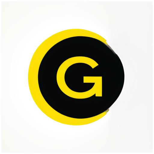 Create a logo from text "G-Style" with using black and yellow collors - icon | sticker