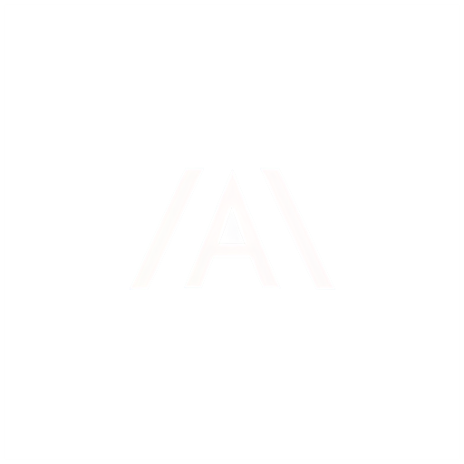 A, Avades logo company, minimalism - icon | sticker