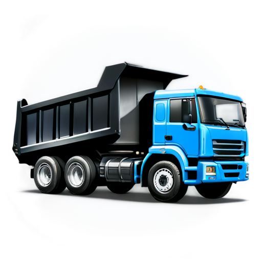 Icon for the site in the form of a dump truck - icon | sticker