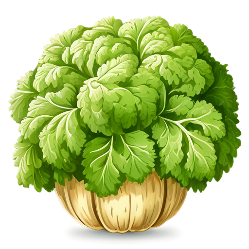 medieval celery root, paint style - icon | sticker