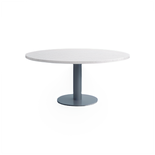 round table made of quartz rock and no base - icon | sticker