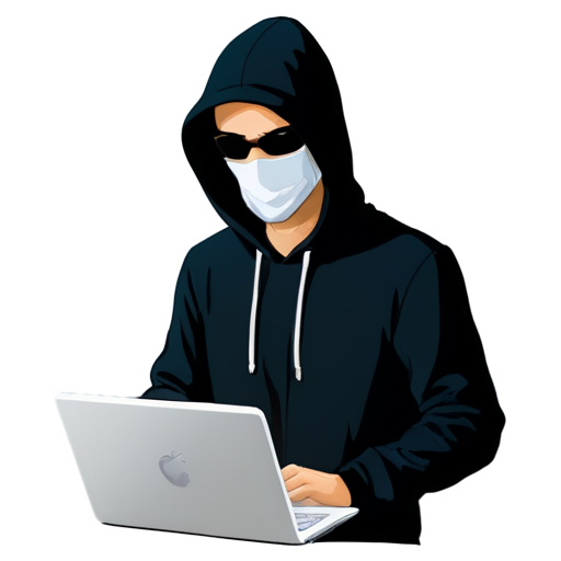 Hacker cartoon - icon | sticker