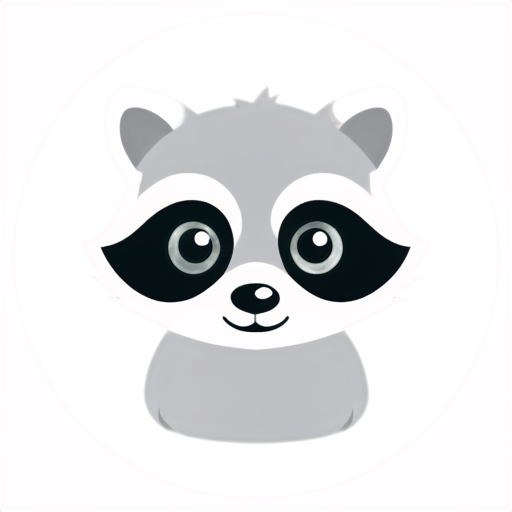 icon for memcoin raccoon 256x256 - icon | sticker