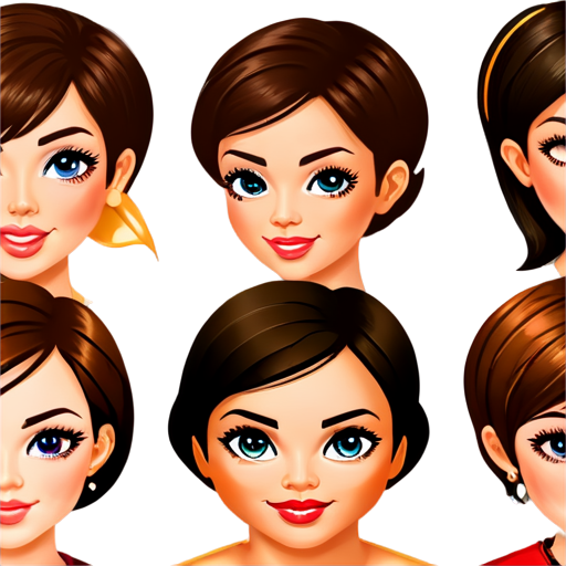 cute beauty icon - icon | sticker