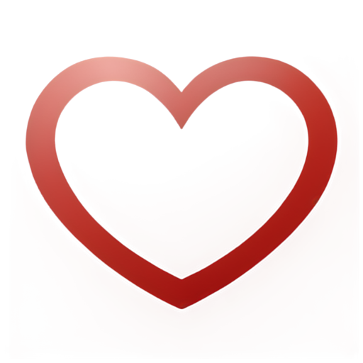 vector heart with sequins red, paper style - icon | sticker