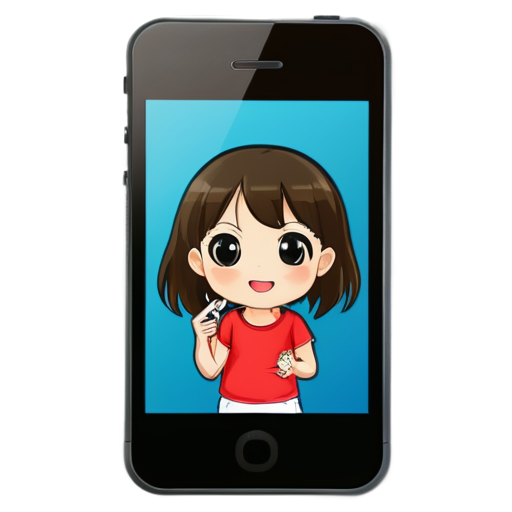 Mobile phone - icon | sticker