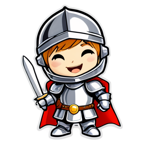 laughing knight - icon | sticker