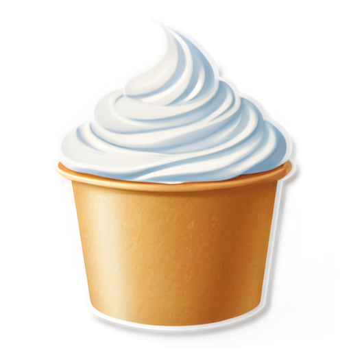 sour cream icon - icon | sticker