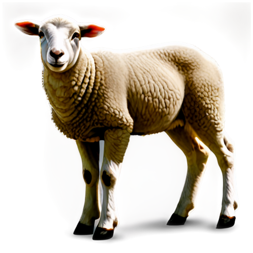 Lamb From the game "Cult Of The Lamb" - icon | sticker