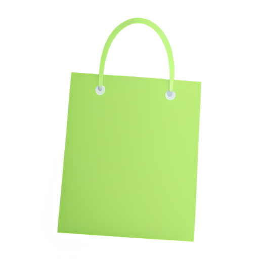 shopping bag for map in game (in circle frame) - icon | sticker