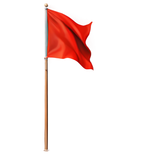 2d red flag sprite - icon | sticker