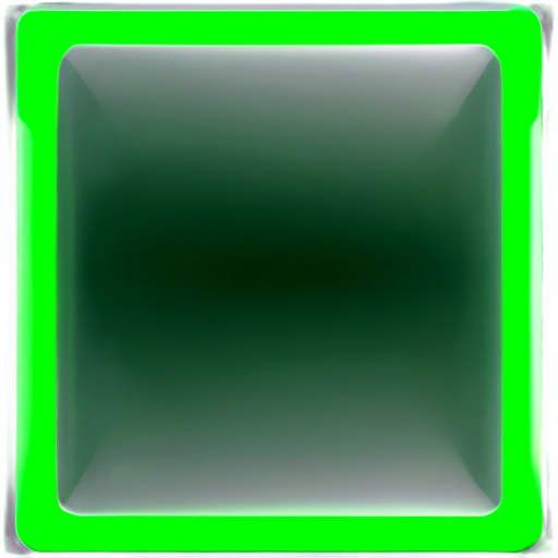 green square outline - icon | sticker