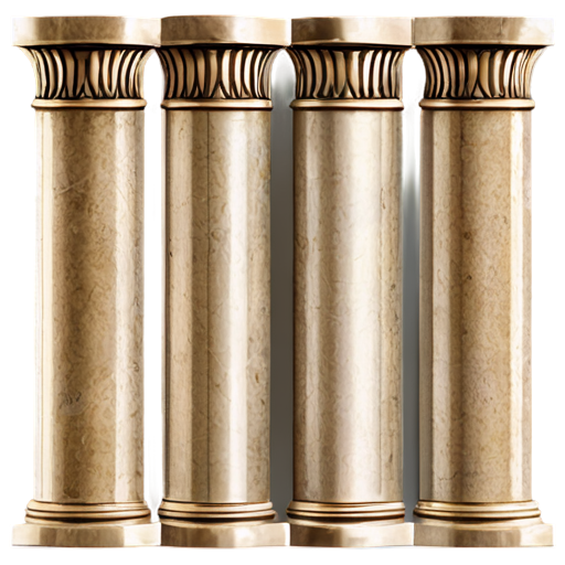 brown castle column piece icon - icon | sticker