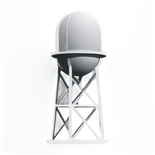 water tower icon - icon | sticker