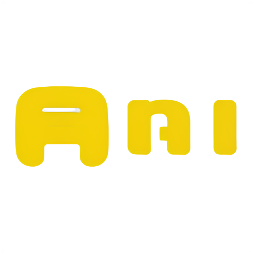 I want you to create a yellow icon with the word “AI” in it - icon | sticker