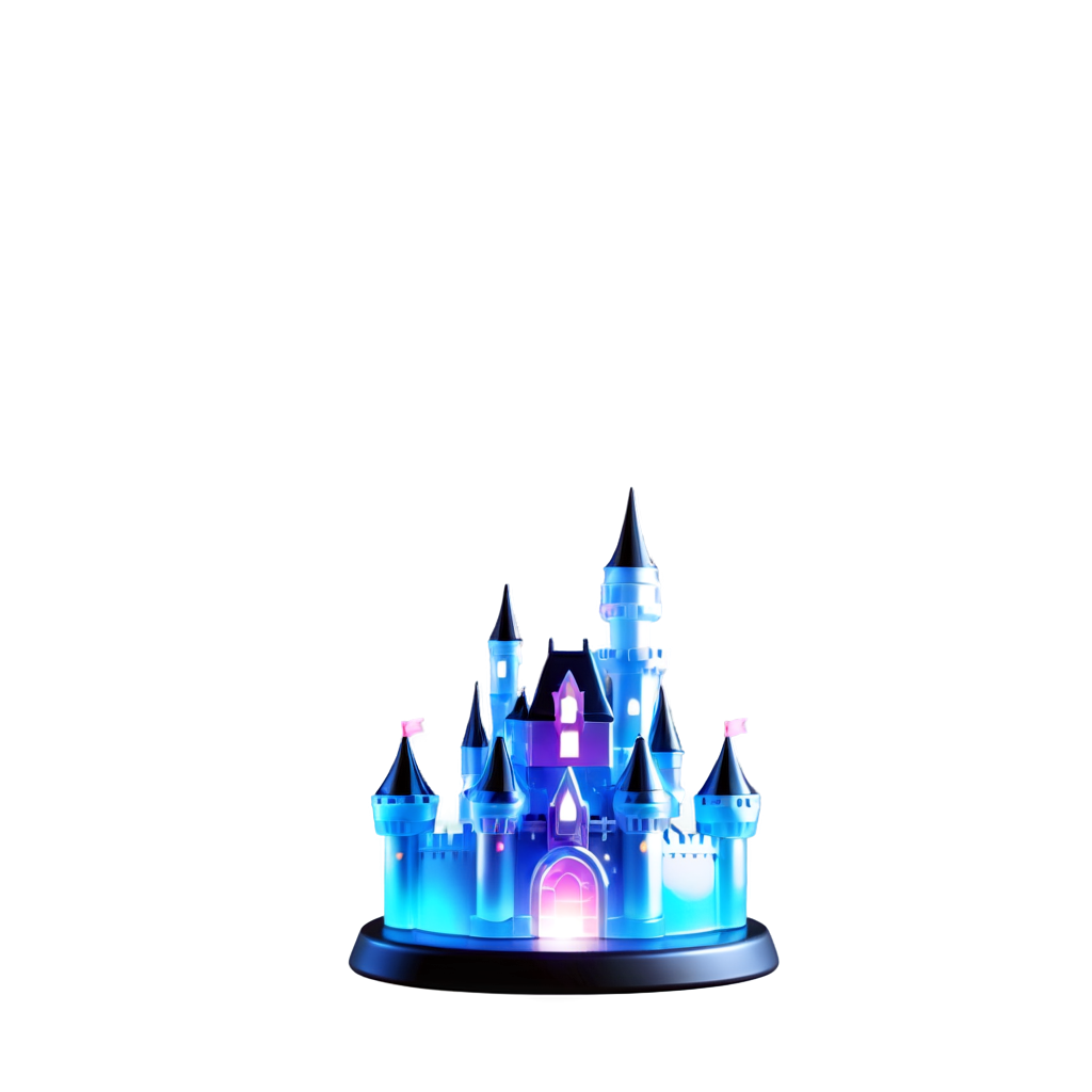 sparkle background,Castle, Disney Castle, Outdoor,still life,blurry,no humans,sparkle,blurry background,light particles,splashing, - icon | sticker