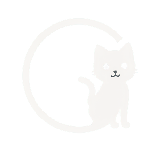 line logo, dark dog filled in icon, in fronto of the dog put a white cat icon like negative space, add stethoscope in a circle around the cat and dog icons - icon | sticker