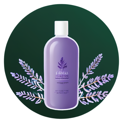 A lavender-scented shampoo logo can highlight naturalness, calmness, and relaxation. In the center of the logo there can be an image of a lavender flower or a field with these wonderful plants, which is associated with peace and natural care. The purple color that is characteristic of lavender can be used in different shades to convey the aromatic energy and softness of the product. The font in the logo can be simple and clear, reflecting purity and naturalness. Graphics and colors should create an impression of comfort and relaxation, encouraging consumers to feel relaxed and enjoy using the product. - icon | sticker