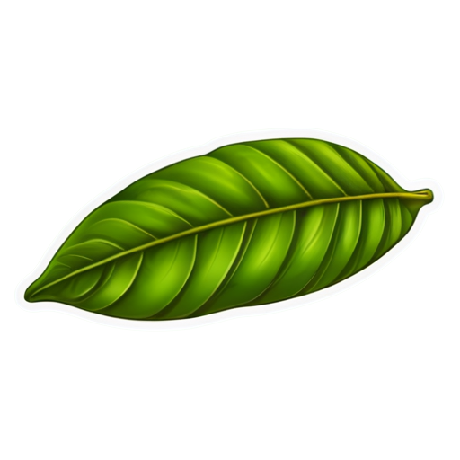 Coca leaves - icon | sticker