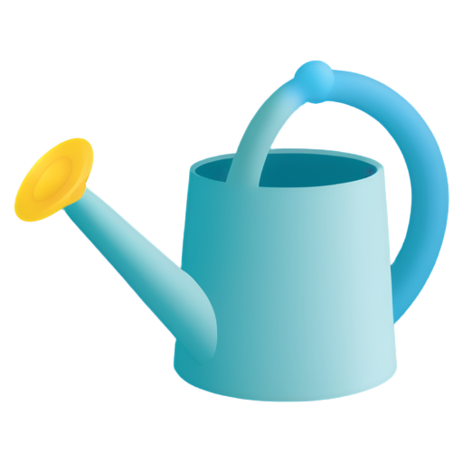 watering can is watering - icon | sticker