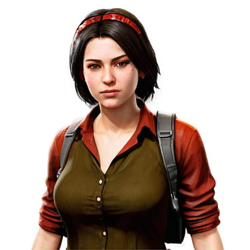 evil girl from the game PUBG - icon | sticker
